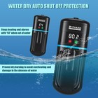 Electronic Aquarium Heater  500w Small Fish Tank Heater  Adjustable Submersib   