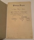 1901 - 1927 German Reichsbahn Railway Documents   50yr Union Member Certificate