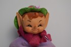 Vintage Christmas Elf Pixie Mcm Stuffed Figurine Fantasy Plush Toy Decor 14 