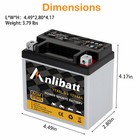 Ytx5l-bs Atv Motorcycle Agm Battery 12v Sealed Agm Rechargeable Motorcycle Batt