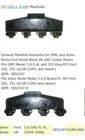 Ford V8 Boat Exhaust Manifold Omc Volvo Cobra  5 0 5 8 302 351