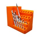 Storage Holder Drill Bit Collet Tool Box Rack Organizer Stand Container 