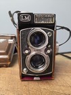 Vtg 1964 Yashica Mat-em Copal Mxv Twin Lens Camera W  Leather Case Untested
