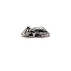 Silver Mouse Rat 3d Charms  19x7mm - Us Seller