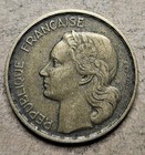 1952 France 20 Francs - Aluminum Bronze Coin - French - World Coin - Europe