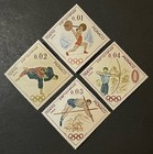 Travelstamps  Monaco Stamps Scott  592-595 1964 Tokyo Olympics Mint Mnh Og