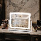 Makeup Mirror Lighted Magnified Rechargeable Three Colors Led 12 4   15 7 