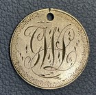 1877 Seated Liberty Dime Token     Vintage Love Token