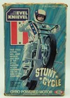 Vtg 1970   s Ideal Evel Knievel Stunt Cycle Motorcycle Toy W  Box   Instructions