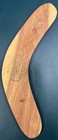 Vintage Wooden Hand Painted Boomerang Hand Painted Kangaroo Made Australia 10   