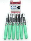 6 New Pilot Love Green   Black Fountain Pens - Fine Nib - 1970s - New-old-stock