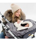 Skip Hop Stroll   Go Car Seat Cover Heather Gray Winter Infant Baby New