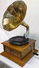 Antique Gramophone Fully Functional Working Phonograph Wind-up Record Player Vin