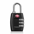 4x Tsa Approved Luggage Lock Travel 3 Digit Combination Suitcase Padlock Reset