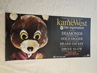 Rare Double Sided Vintage Kanye West Late Registration Original Poster 12x24