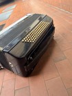 Vintage Scandalli Black Accordion -  41  Keys  120  Bass - With Case