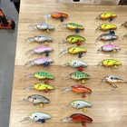 35pc Bomber Model 4a 6a Strike King Kvd 1 5 Flat Side Crankbait Lot   Box