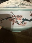 Beautiful Antique Korean Celadon-style Vase 12    W 9    Tall