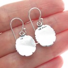 Desert Wind 925 Sterling Silver Southwestern Real Turquoise Dangle Earrings