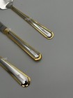 24k Gold Wedding Cake Server Set Personalized Name Knife   Fork Premium Gift Box