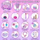 Kids Makeup For Toddlers Toys  Washable Make Up Set Non-toxic Mermaid Toys For G