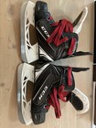 Ccm Tacks Youth Ice Hockey Skates Size 9y Black white red Lace Stiff