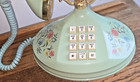 Vintage 1973 Bell System  the Empress  Floral Rotary Telephone French Design