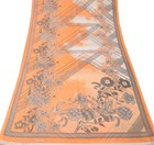 Sushila Vintage Orange Saree 100  Pure Cotton Printed Soft Craft Floral Fabric