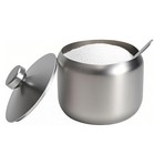 15oz Sugar Bowl With Lid And Spoon  Stainless Steel Sugar Creamer Silver