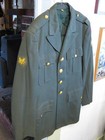 Cold War Us 3rd Army Specialist 4 Coat Mans Wool Serge Green 1957 Dated 36r Size