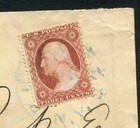United States  25 Used On Cover Front