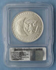 Daniel Carr 1776-1976 Silver Kennedy Dollar Overstrike Design Icg Ms70