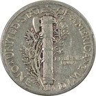 1940 Mercury Dime Ag About Good 90  Silver 10c Coin