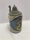 Vintage Gruss Aus Munchen Lidded Souvenir 3    Ceramic Beer Stein Mug D 42