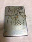 Zippo 1966 Vietnam War Oil Lighter Used Vintage Collectible Pocket Lighter
