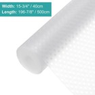 Shelf Liner Non-slip Drawer Liner 15-3 4  X 196-7 8  Eva Material Liner White