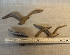 Vintage Burwood Swallow Birds 3 Piece Set Wall Hanging Plaques Mcm Decor Usa