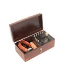 1923 Sodion Dr-6 Portable Radio W connecticut Headset  S-13 Tube  Antenna  More