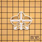 Orchid Flower Cookie Cutter - Tropical Garden Party Wedding Florist Botanical