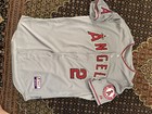 Los Angeles Angels   2 Erick Aybar Game Used Road Jersey 2015 Mlb Authenticated