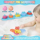 Baby Bath Toys  Mold Free Silcone Shape Sorting   Stacking Bath Toy Set With    