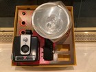 Vintage Kodak Brownie Hawkeye Outfit Camera Set With Flash   Original Box