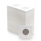 100 Quarter 2x2 Premium Cardboard Coin Holders 25 Cent Paper Mylar Flip Storage