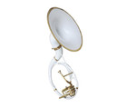Weekend Sale Bb Flat White Sousaphone Tuba Gig Bag mouthpiece Bb Big Bell 22 