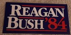 Reagan Bush  84 Bumper Sticker