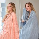 4pack Luxury Microfiber Bath Towels Textured Super Absorbent Quick-dry 27 5x55in