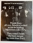 1972 Zenith Super Chromacolor Tv  Toyota Corolla Corona Vintage Print Ads