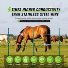 1640ft 500m Aluminum Wire For Electric Fencing For Horse Cattle Livestock