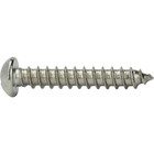  10 Round Head Sheet Metal Screws Phillips Drive Stainless Steel All Size