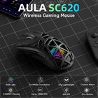 Aula Sc620 Wireless Gaming Mouse  Tri-mode 2 4ghz usb-c bt5 3 Computer Mouse    
